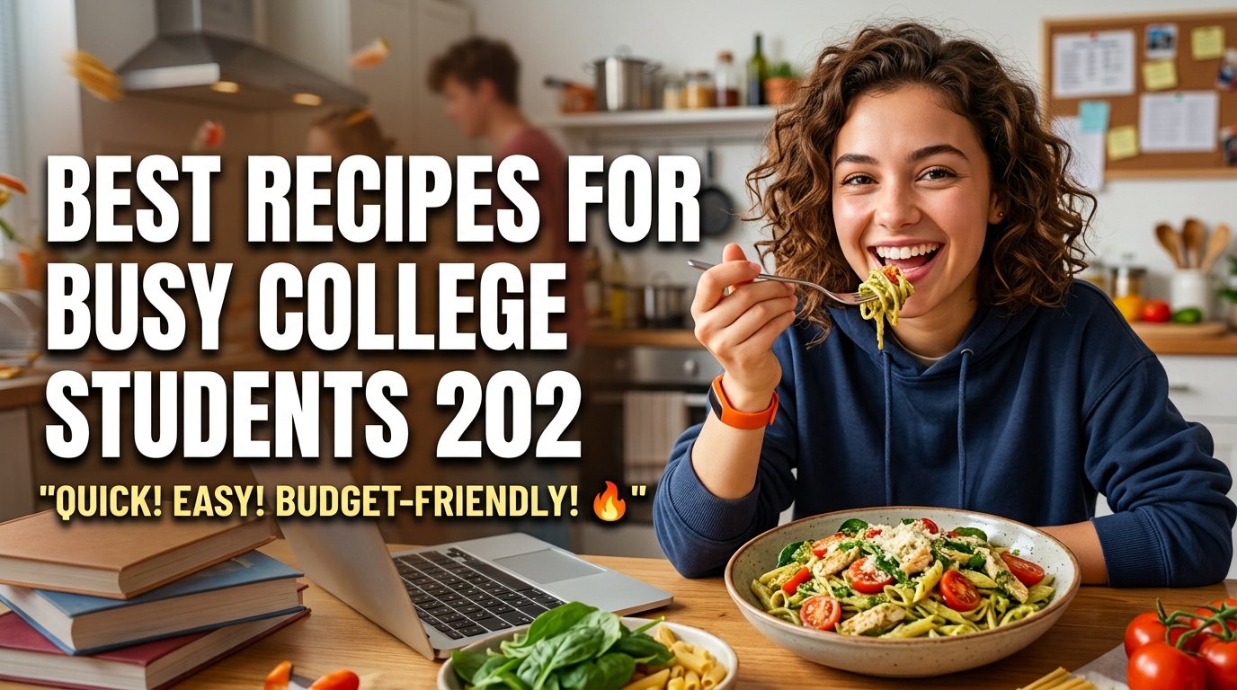 Best Recipes for Busy College Students 2026